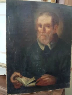 Saint Philippe Néri, huile sur toile, XVIIIe siècle