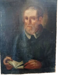 Saint Philippe Néri, huile sur toile, XVIIIe siècle