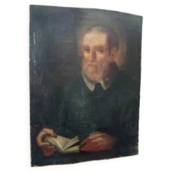 Saint Philippe Néri, huile sur toile, XVIIIe siècle