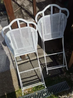 Salon de jardin ancien en fer