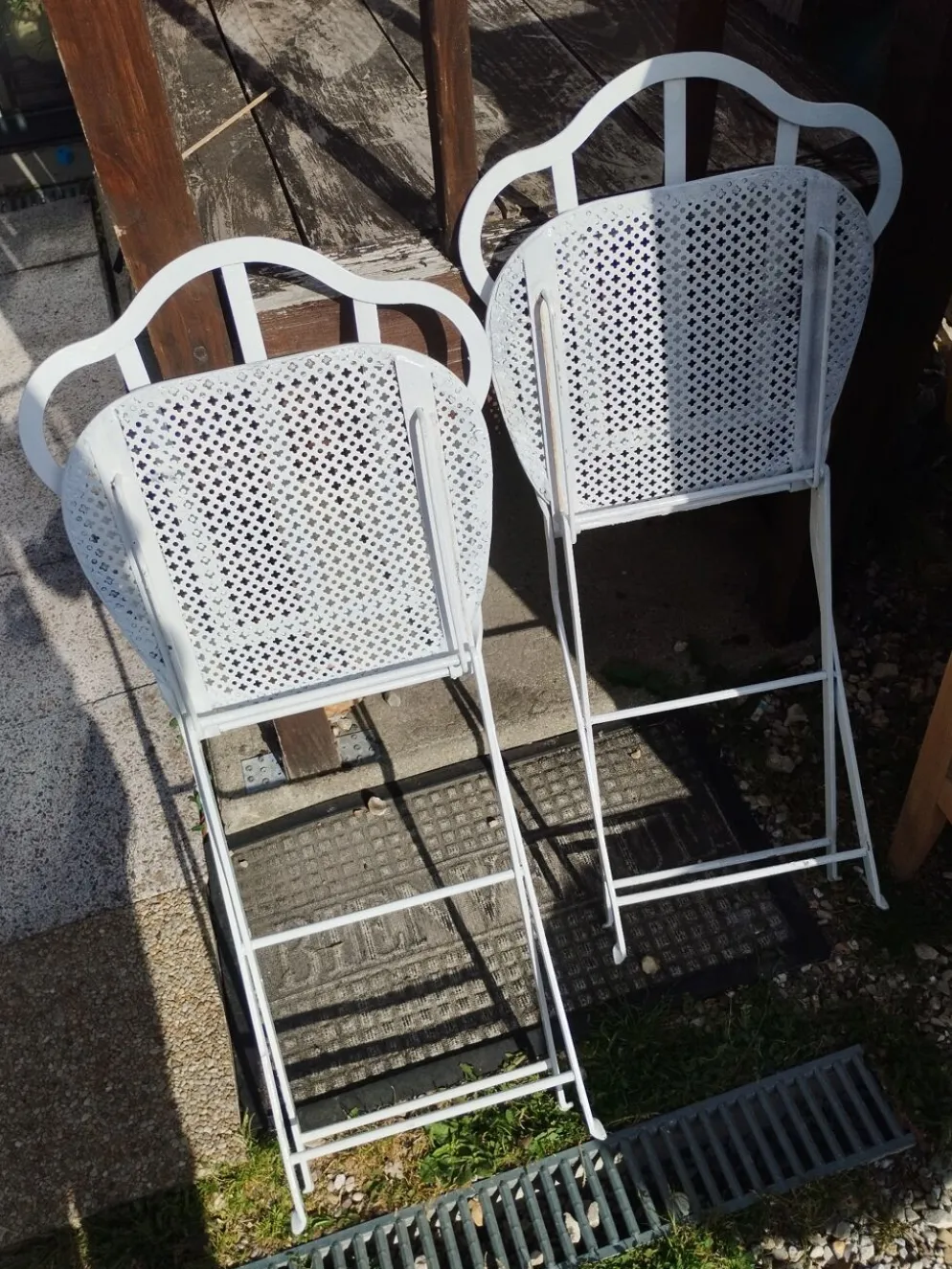 Salon de jardin ancien en fer