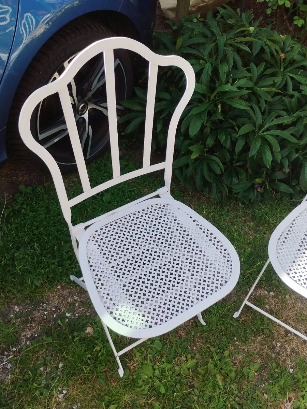 Salon de jardin ancien en fer