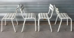 Salon de jardin bistrot vintage en fer