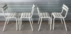 Salon de jardin bistrot vintage en fer