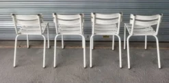 Salon de jardin bistrot vintage en fer
