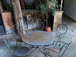 Salon de jardin en fer