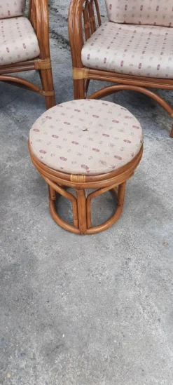 Salon de jardin en rotin