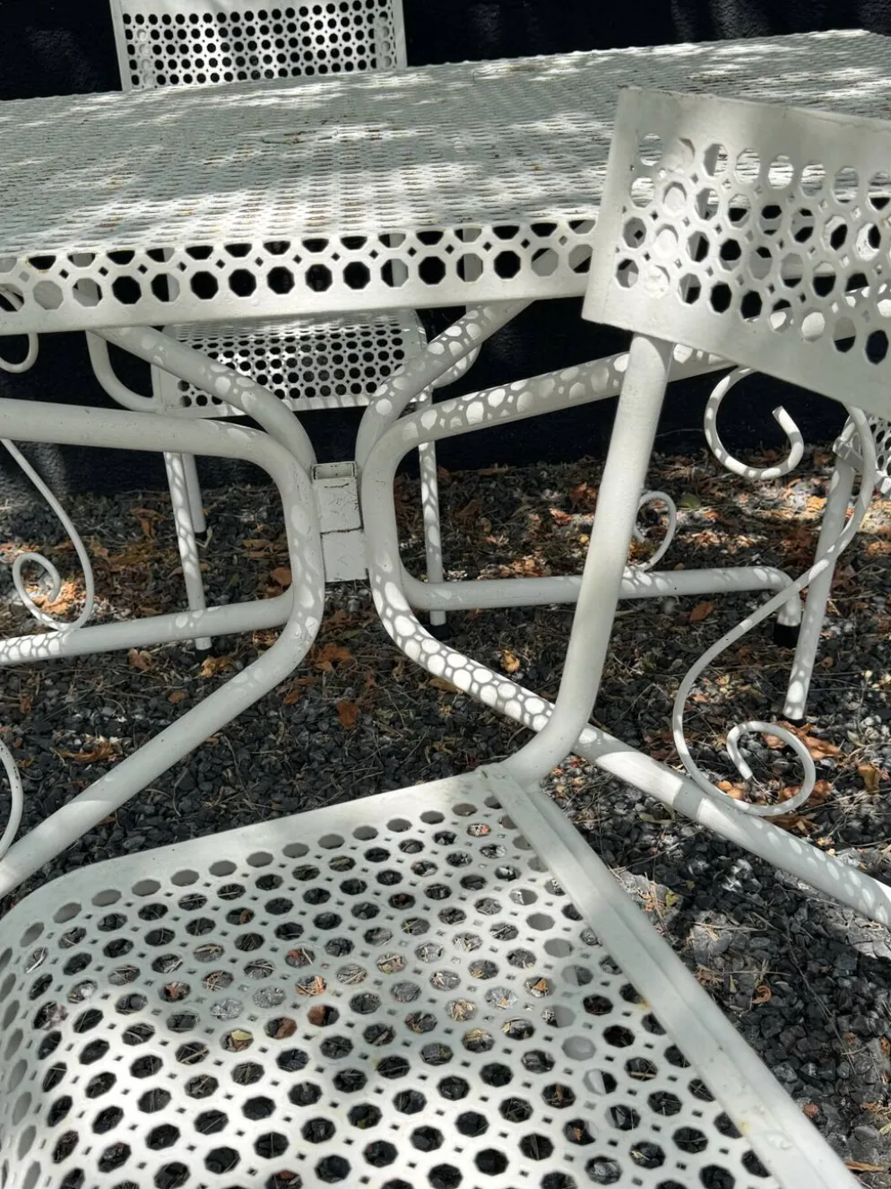 Salon de jardin rené malaval 2 chaises 2 fauteuils