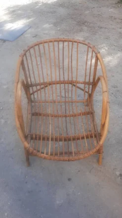 Salon de jardin rotin et bambou