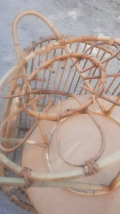 Salon de jardin rotin et bambou