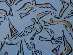 Salvador Dali : La nuit des oiseaux, céramique originale signée