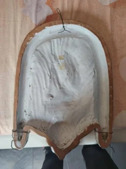 Sanctuaire en faïence émaillée de style Robbiano, début du XXe siècle, repr