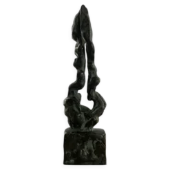 Sculpture abstraite en bronze du milieu du siècle