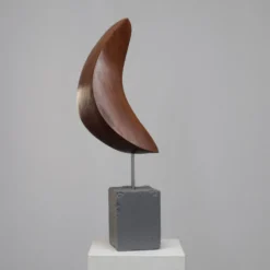 Sculpture abstraite organique par Ineke van Zuuren, Pays-Bas, années 1980