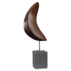 Sculpture abstraite organique par Ineke van Zuuren, Pays-Bas, années 1980