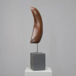 Sculpture abstraite organique par Ineke van Zuuren, Pays-Bas, années 1980