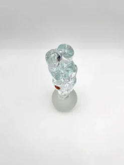 Sculpture Amoureux Verre Massif Murano 2000 Signée Mathis Zane