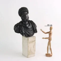 Sculpture ancienne en bronze Marc Aurèle, Fonderie Chiurazzi Naples '900