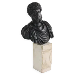 Sculpture ancienne en bronze Marc Aurèle, Fonderie Chiurazzi Naples '900