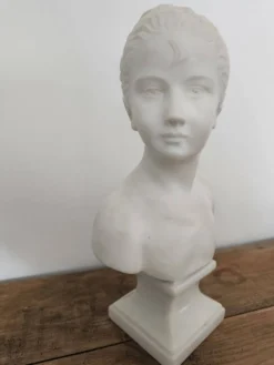 Sculpture buste de Louise Brongniart en marbre d'après Jean-Antoine Houdon