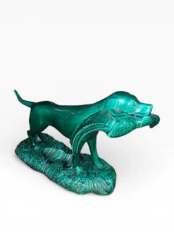 Sculpture Chien de Chasse au Canard - Art Déco - J. MIGNOT - Saint-Clément