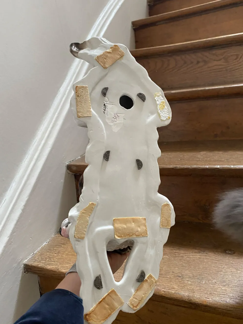 Sculpture chien Springer