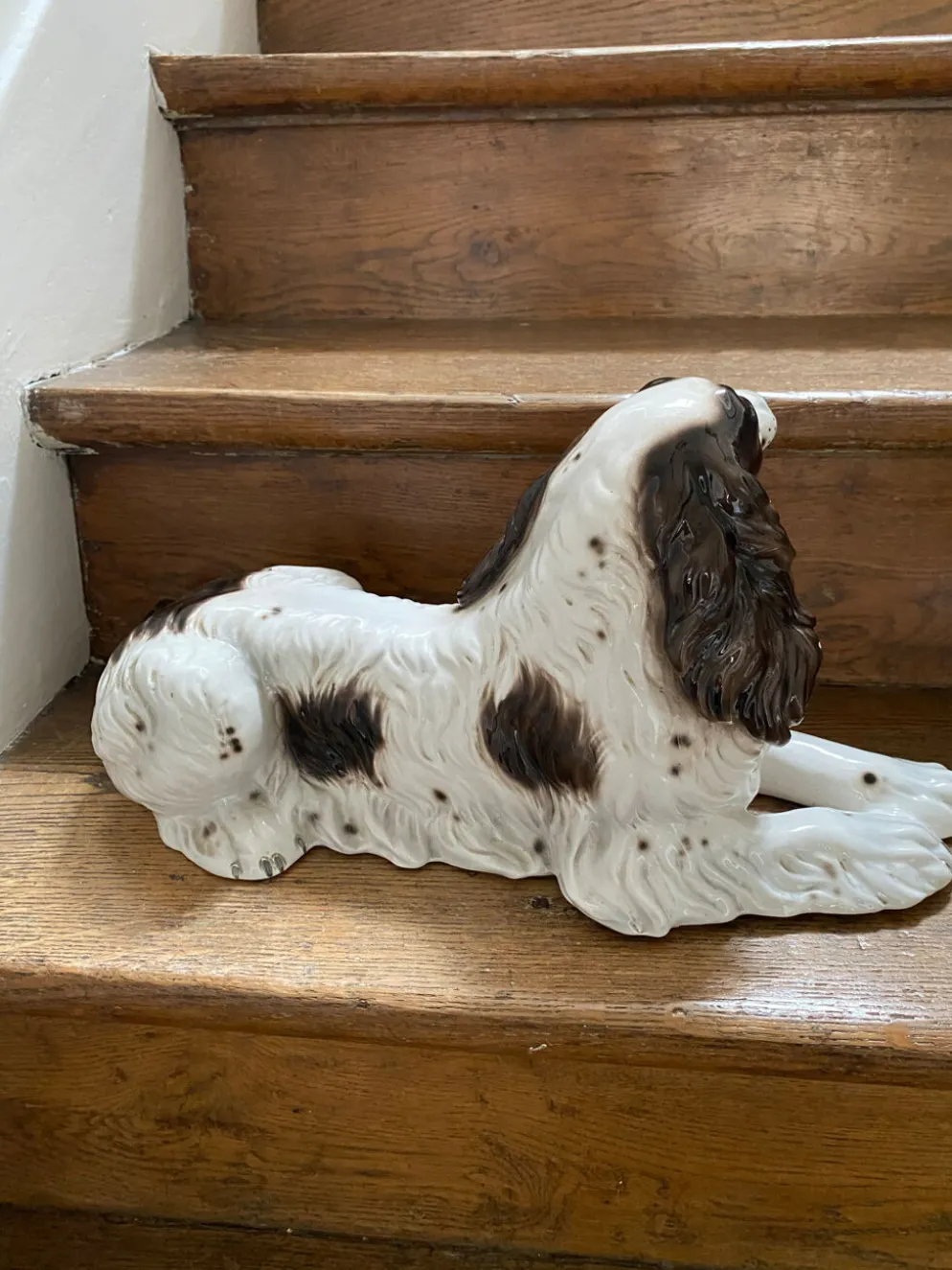 Sculpture chien Springer