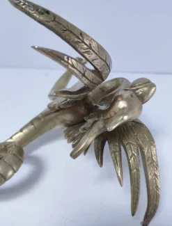 sculpture chimère bronze doré