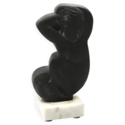 Sculpture d'après Amedeo Modigliani, femme nue signée A Crespelle