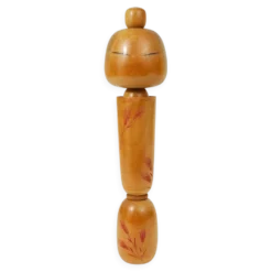 Sculpture décorative de poupée Kokeshi Sadao Kishi du Japon, peinte à la main