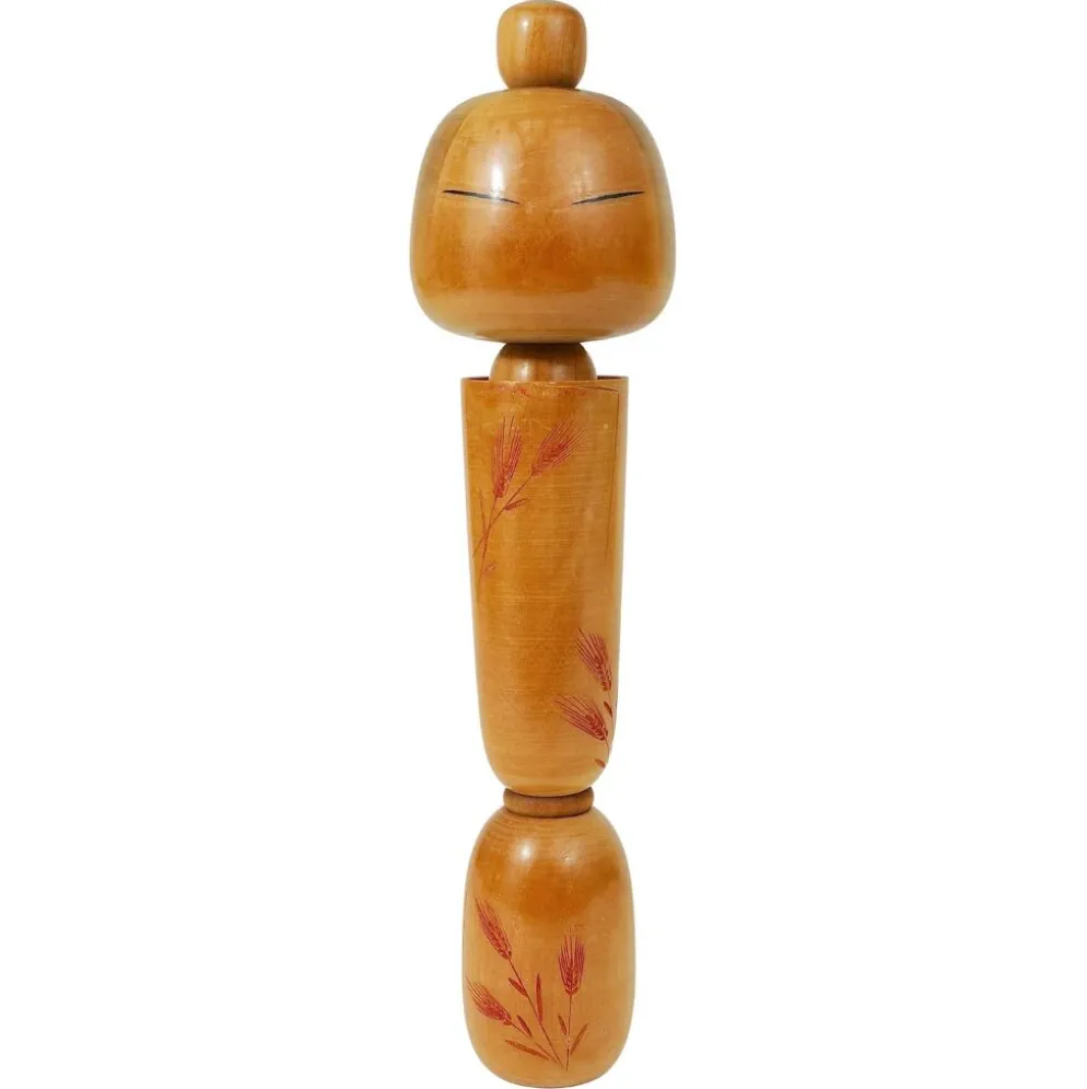 Sculpture décorative de poupée Kokeshi Sadao Kishi du Japon, peinte à la main