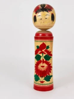 Sculpture décorative de poupée Kokeshi Naruko du nord du Japon, peinte à la main