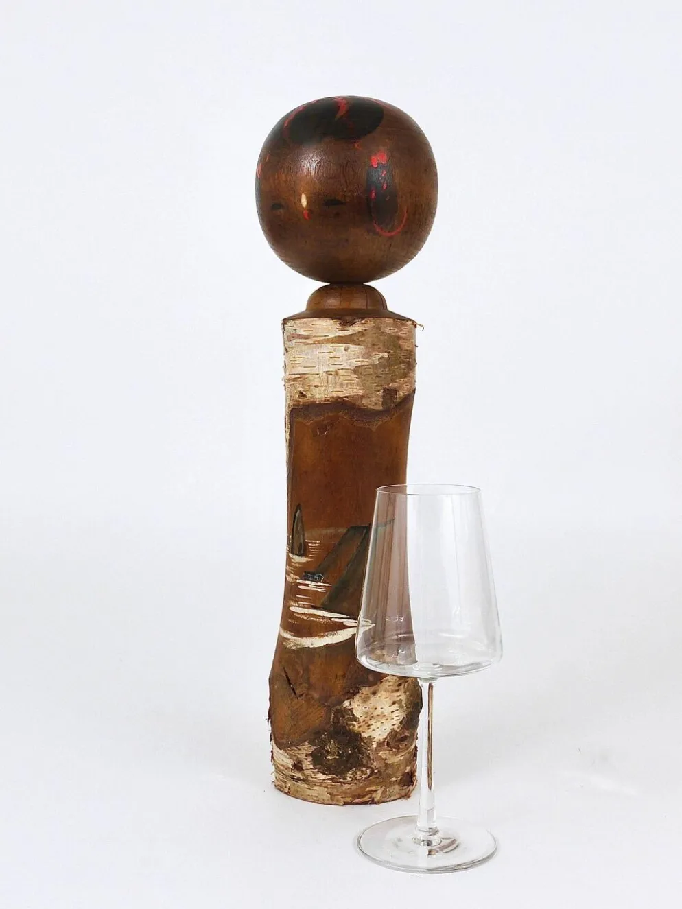 Sculpture de poupée Kokeshi décorative du nord du Japon, peinte à la main