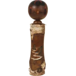 Sculpture de poupée Kokeshi décorative du nord du Japon, peinte à la main