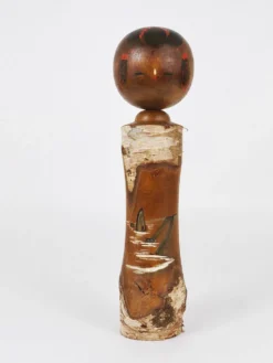 Sculpture de poupée Kokeshi décorative du nord du Japon, peinte à la main