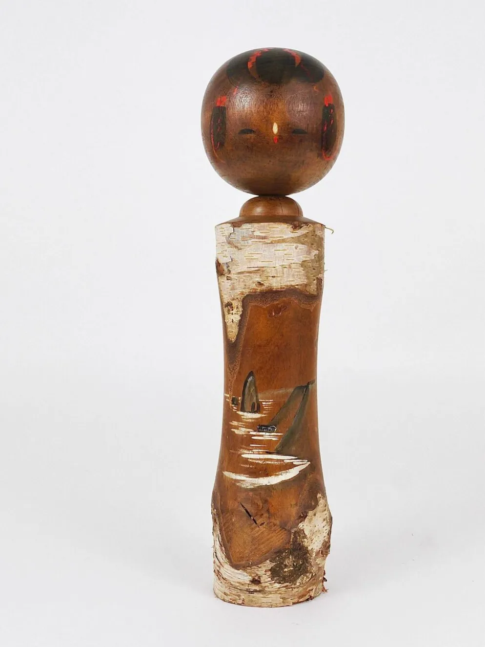 Sculpture de poupée Kokeshi décorative du nord du Japon, peinte à la main