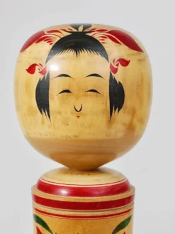 Sculpture de poupée Kokeshi Naruko décorative du nord du Japon, peinte à la main