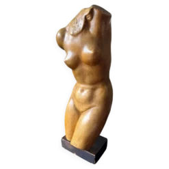 Sculpture de Vénus en plâtre vintage