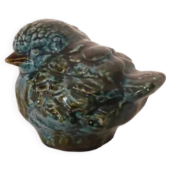 Sculpture d'oiseau en ceramique 1970