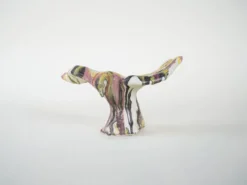 Sculpture d'oiseau en céramique, design italien, années 1970, fabricant : F. Ferroni
