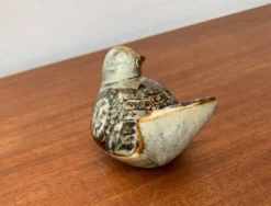 Sculpture d'oiseau en poterie d'atelier danoise du milieu du siècle de Søholm, années 1960