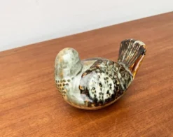 Sculpture d'oiseau en poterie d'atelier danoise du milieu du siècle de Søholm, années 1960