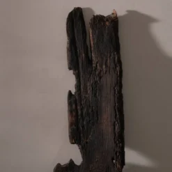 Sculpture en bois et en plomb