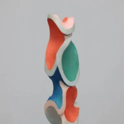 Sculpture en bois moderniste, attribuée à Ivan Stoyanov, Bulgarie, 1981
