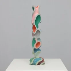 Sculpture en bois moderniste, attribuée à Ivan Stoyanov, Bulgarie, 1981