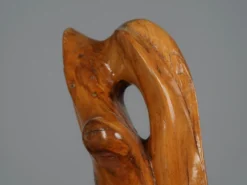Sculpture en bois organique par H. Hinfelaar, Pays-Bas, années 1980.