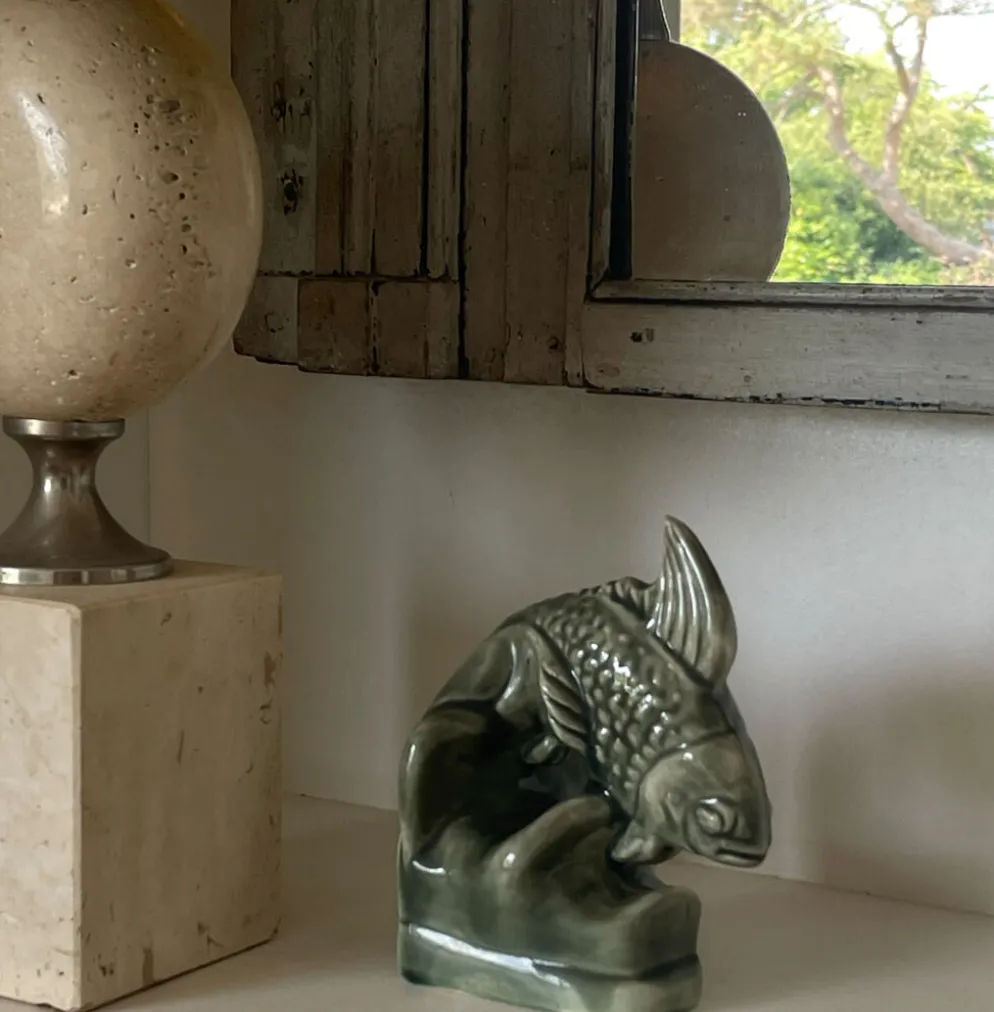 Sculpture en céramique émaillée 1970