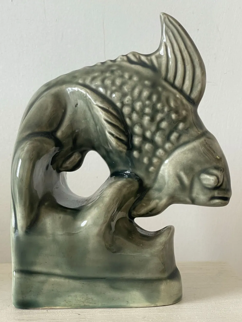 Sculpture en céramique émaillée 1970