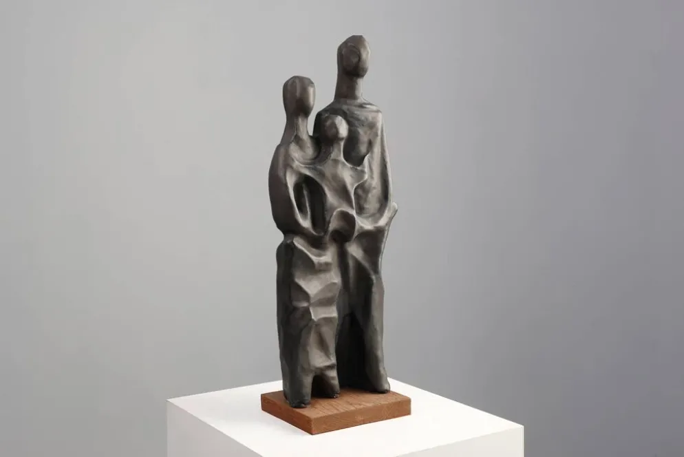 Sculpture en céramique par Elisabeth Vandewege pour Perignem, Belgique vers 1960