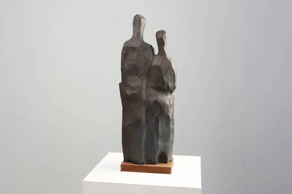 Sculpture en céramique par Elisabeth Vandewege pour Perignem, Belgique vers 1960